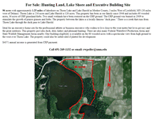 Tablet Screenshot of landforsale.minnesotasetters.com